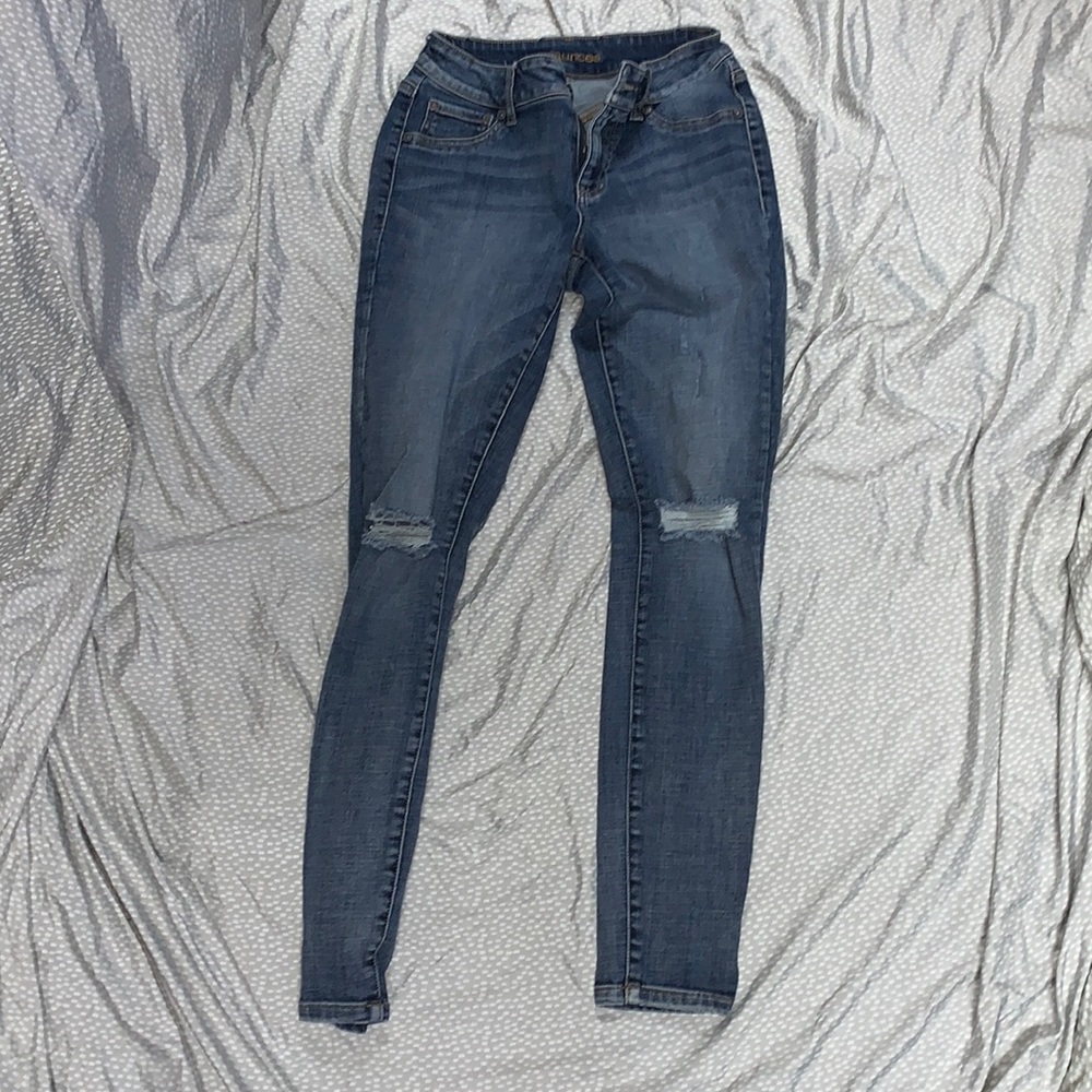 Blue Maurices Skinny Jeans